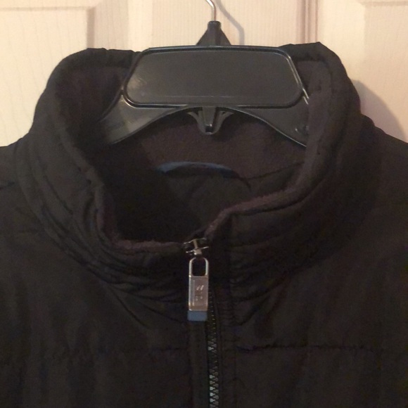 Weatherproof Black Puffer Full Zip Dual Zip Pocket Fleece Cuff Jacket Mens XL - Picture 2 of 12